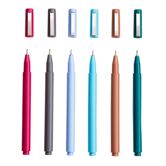 Erin Condren Design - Gem Tone Ultra Fine-Tip 6-pack