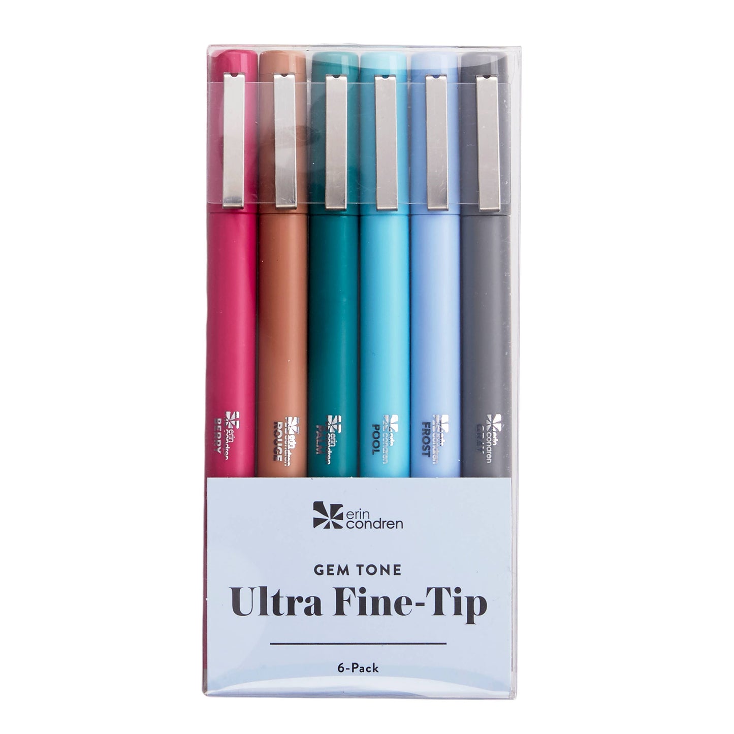 Erin Condren Design - Gem Tone Ultra Fine-Tip 6-pack