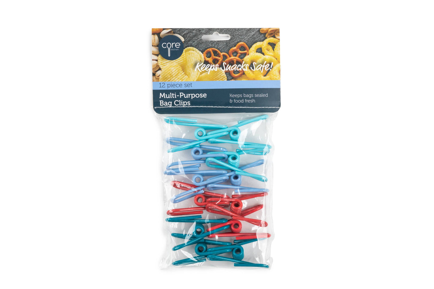 Core Home - 12pc Basic Bag Clips